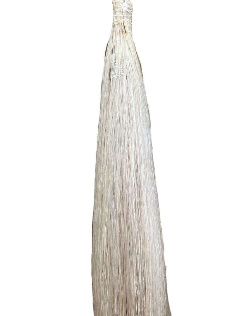 white false horse tail