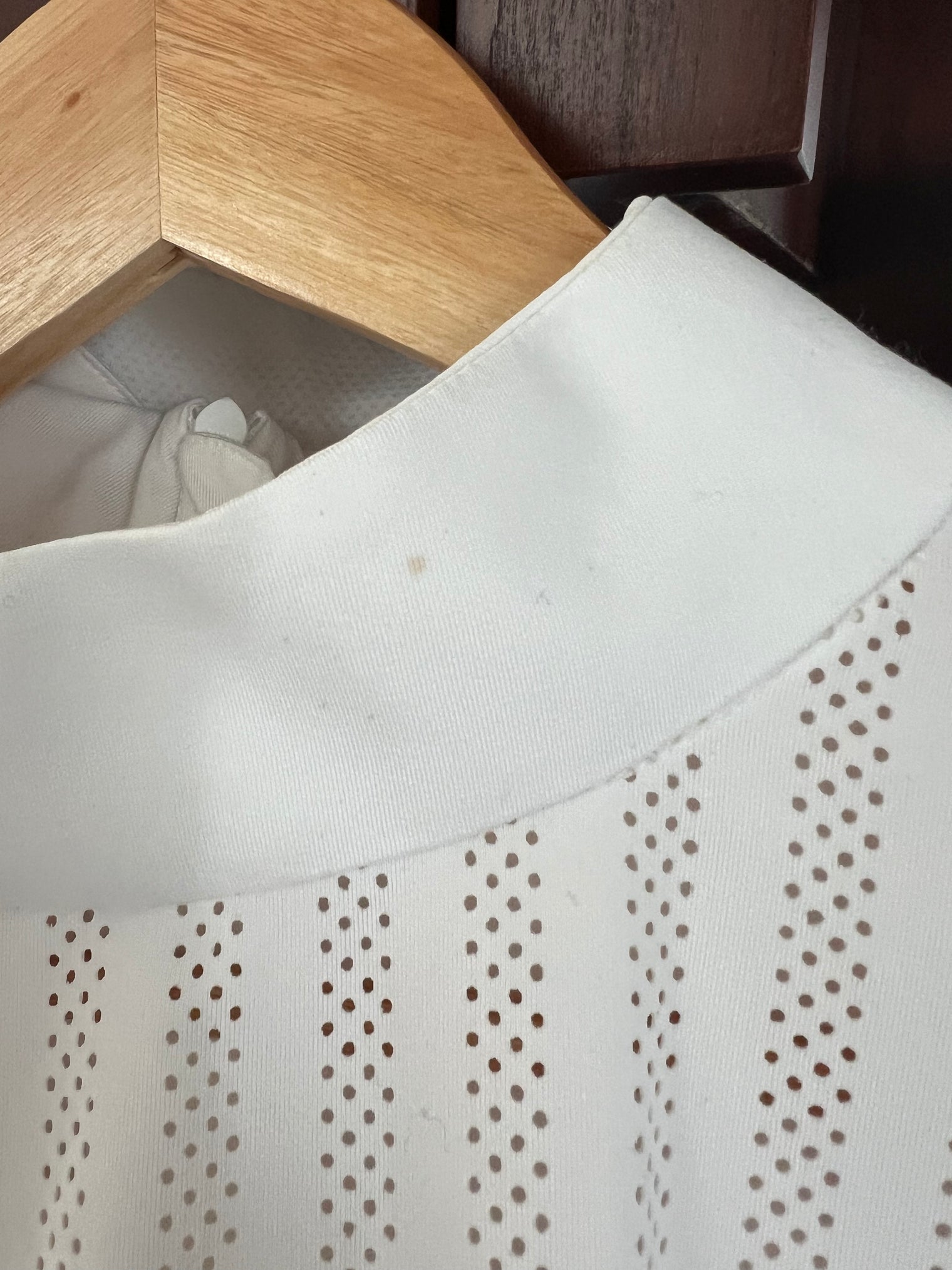 Montar Aniek Laser Cut Competition Shirt - White / Size XL