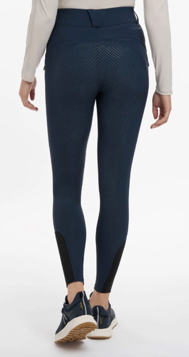 LeMieux Amy Winter Leggings Breeches - Navy / Size UK 10 (US 6) NEW