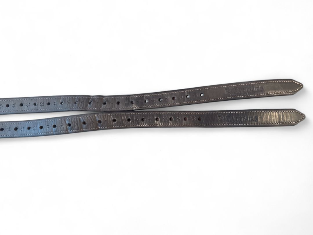 Voltaire Calfskin Stirrup Leathers - Brown 135 / 54"