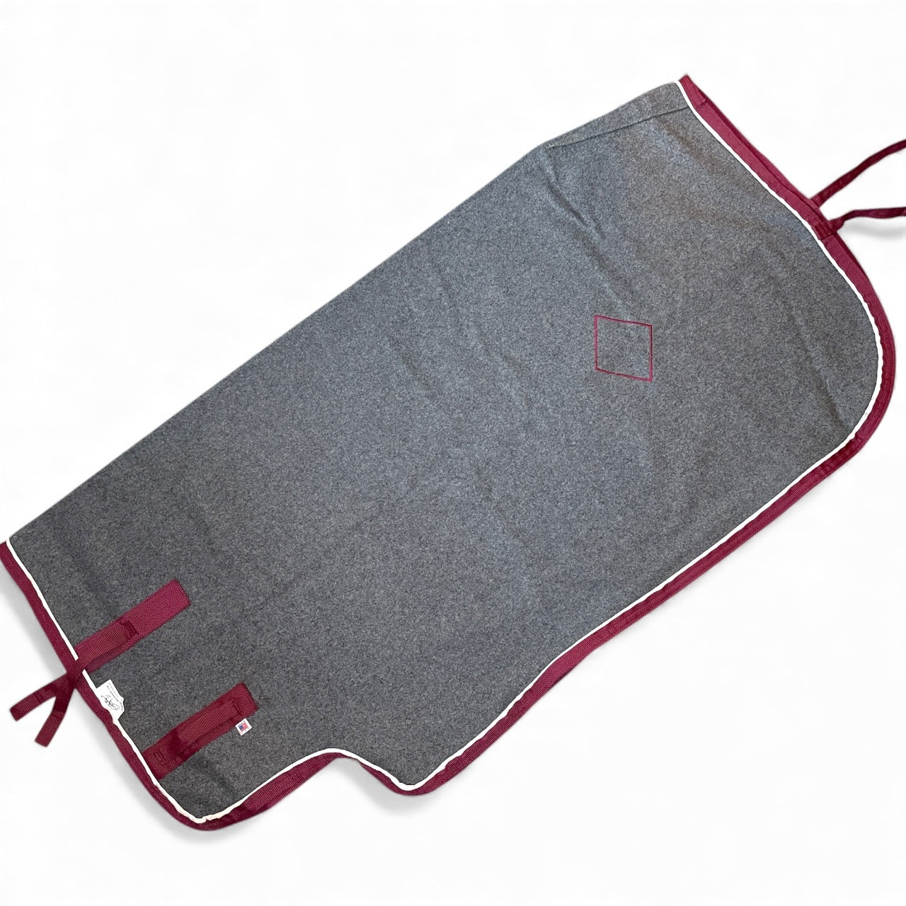 Saratoga Horseworks Wool Exercise Rug - Grey / Size 82" - 84"