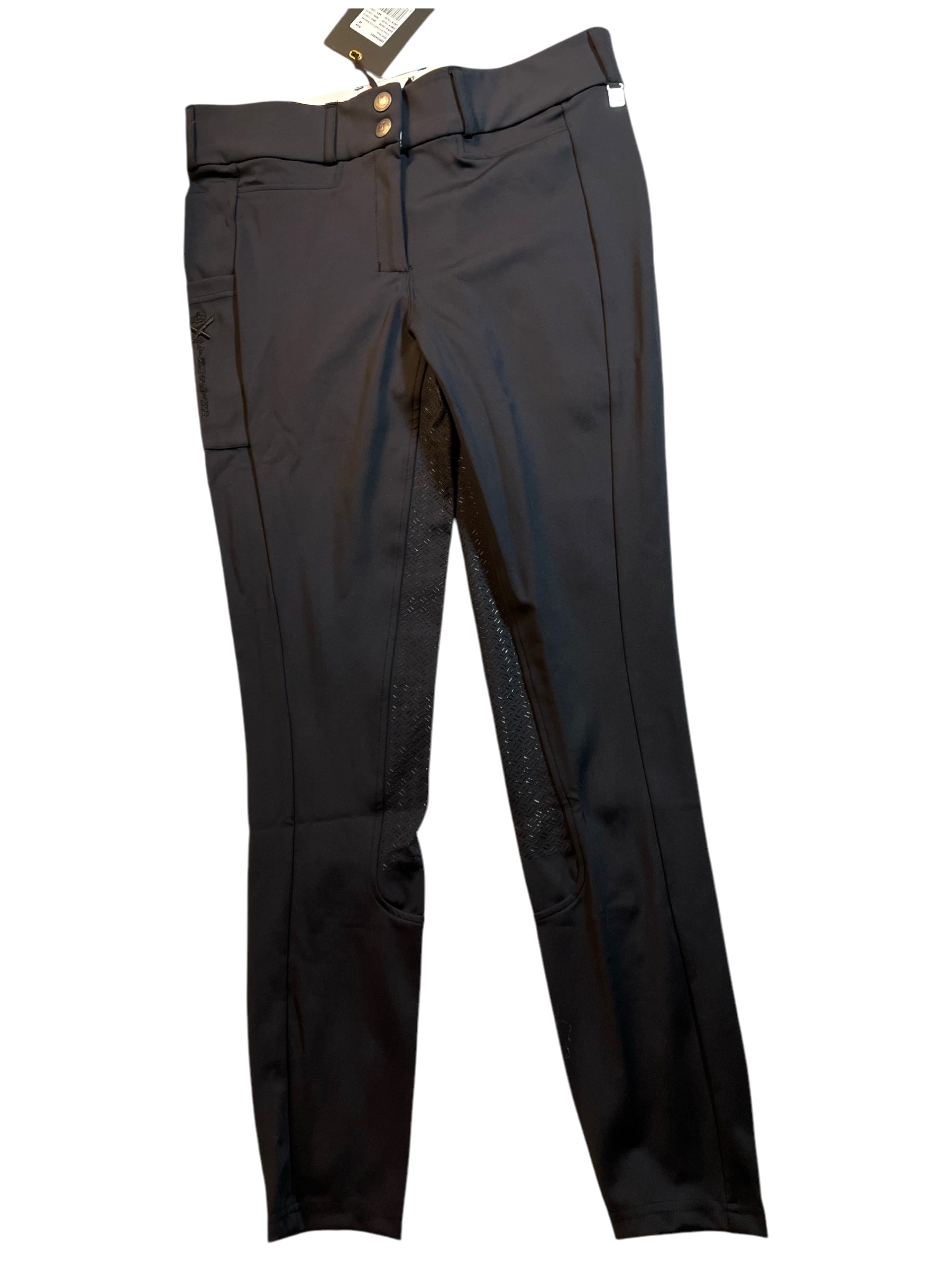 Kingsland KL Kaya Full Seat Grip Breeches - Navy / Size EU 44 (US 34) NEW