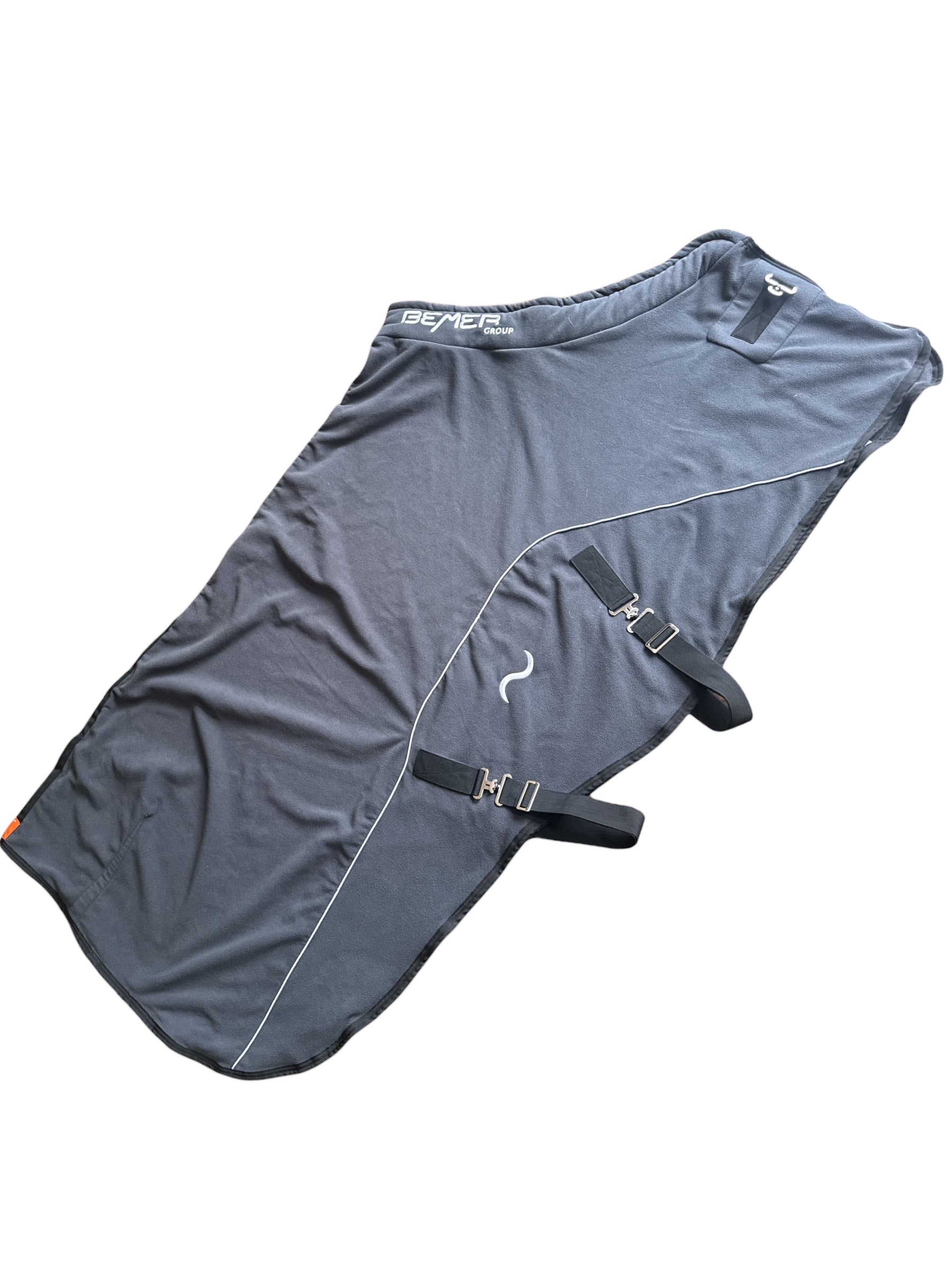 Bemer Fleece Cooler Blanket - Grey / Size 72" NEW