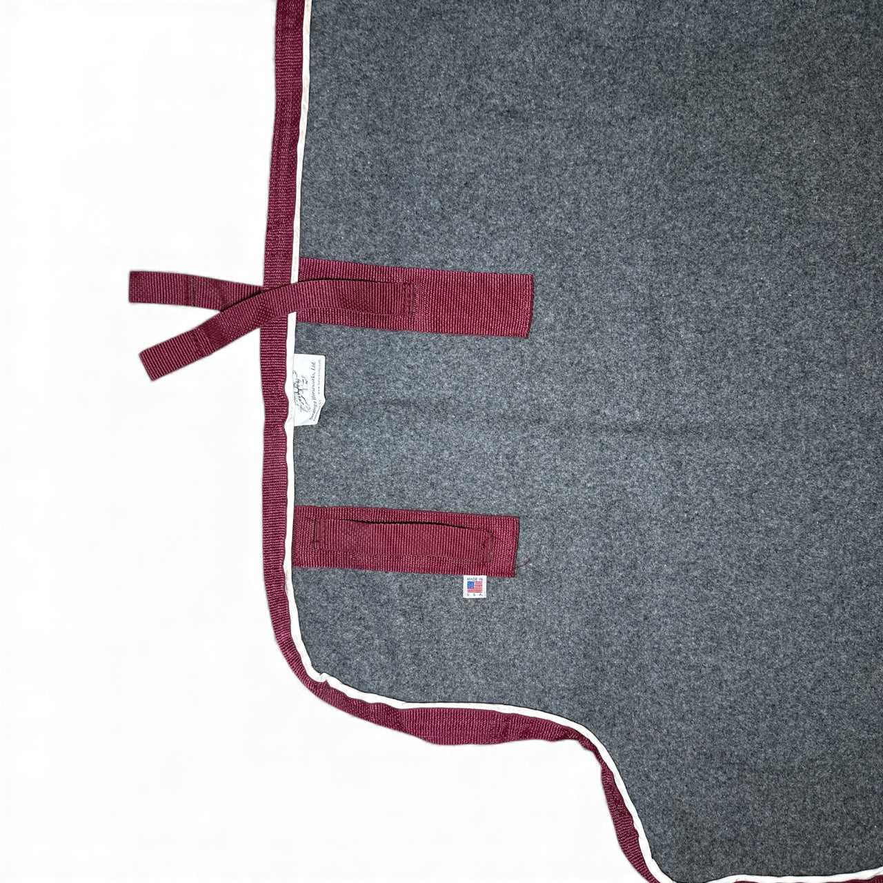 Saratoga Horseworks Wool Exercise Rug - Grey / Size 82" - 84"