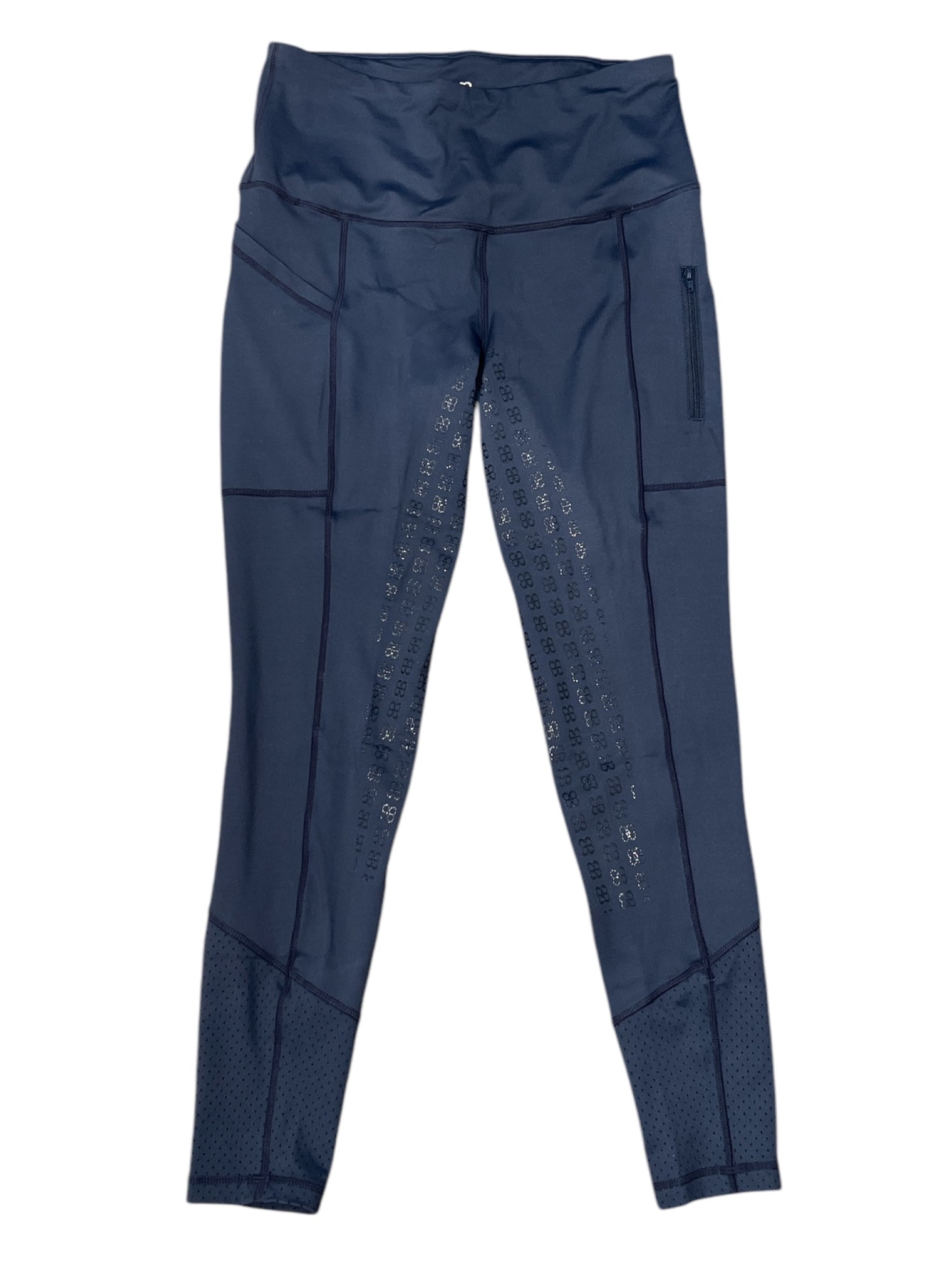 Barn and Beyond Equestrian Calypso Full Seat Grip Leggings - Navy / Size Large NEW