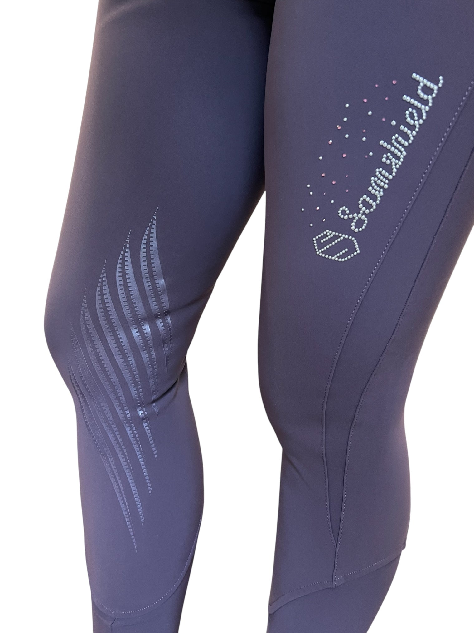 Samshield Women's Sandra Knee Grip Breeches - Plum / Size FR 34 (US 24)