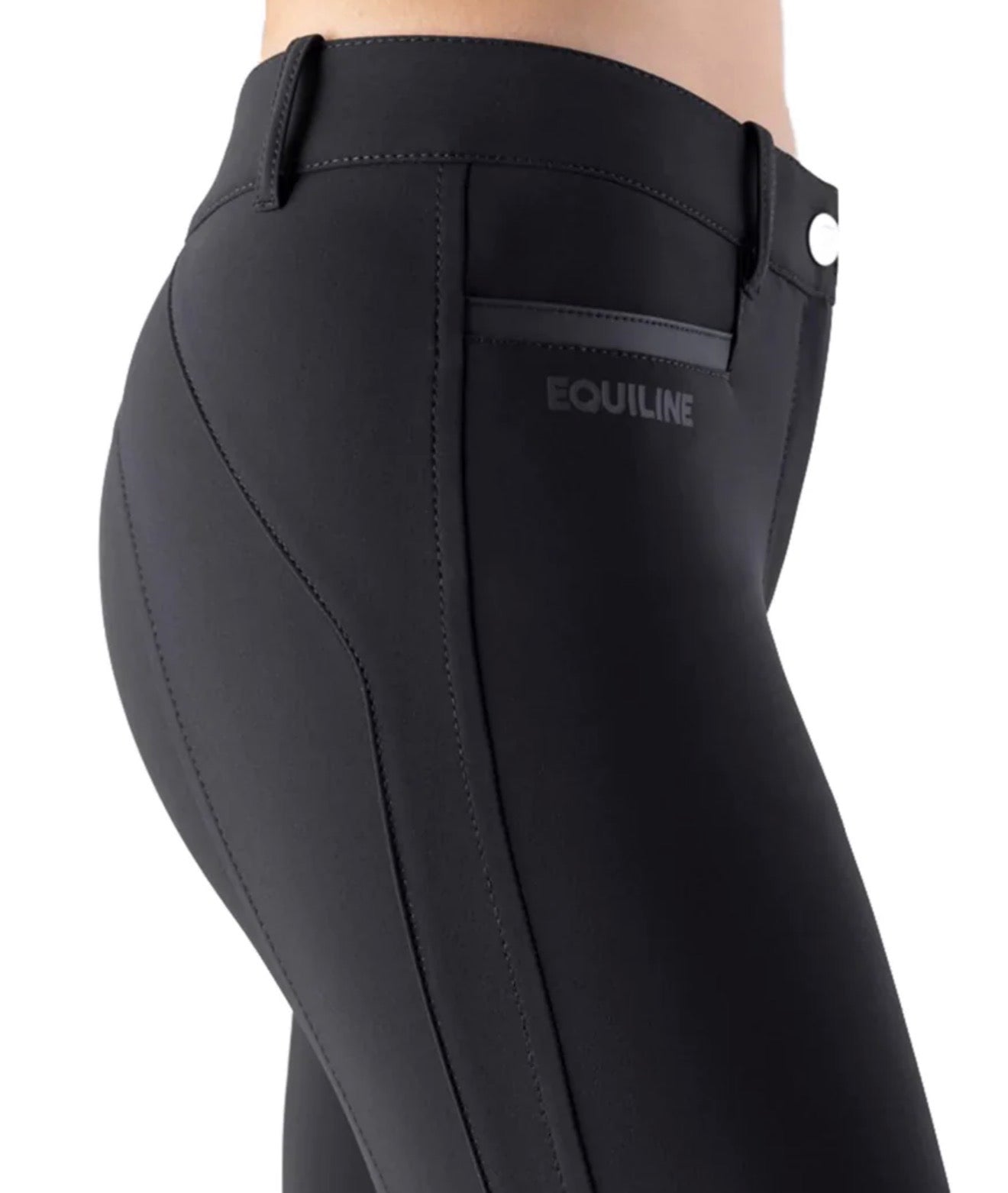 Equiline Women's CelteK B-Move Light Knee Grip Breech - Black / Size IT36