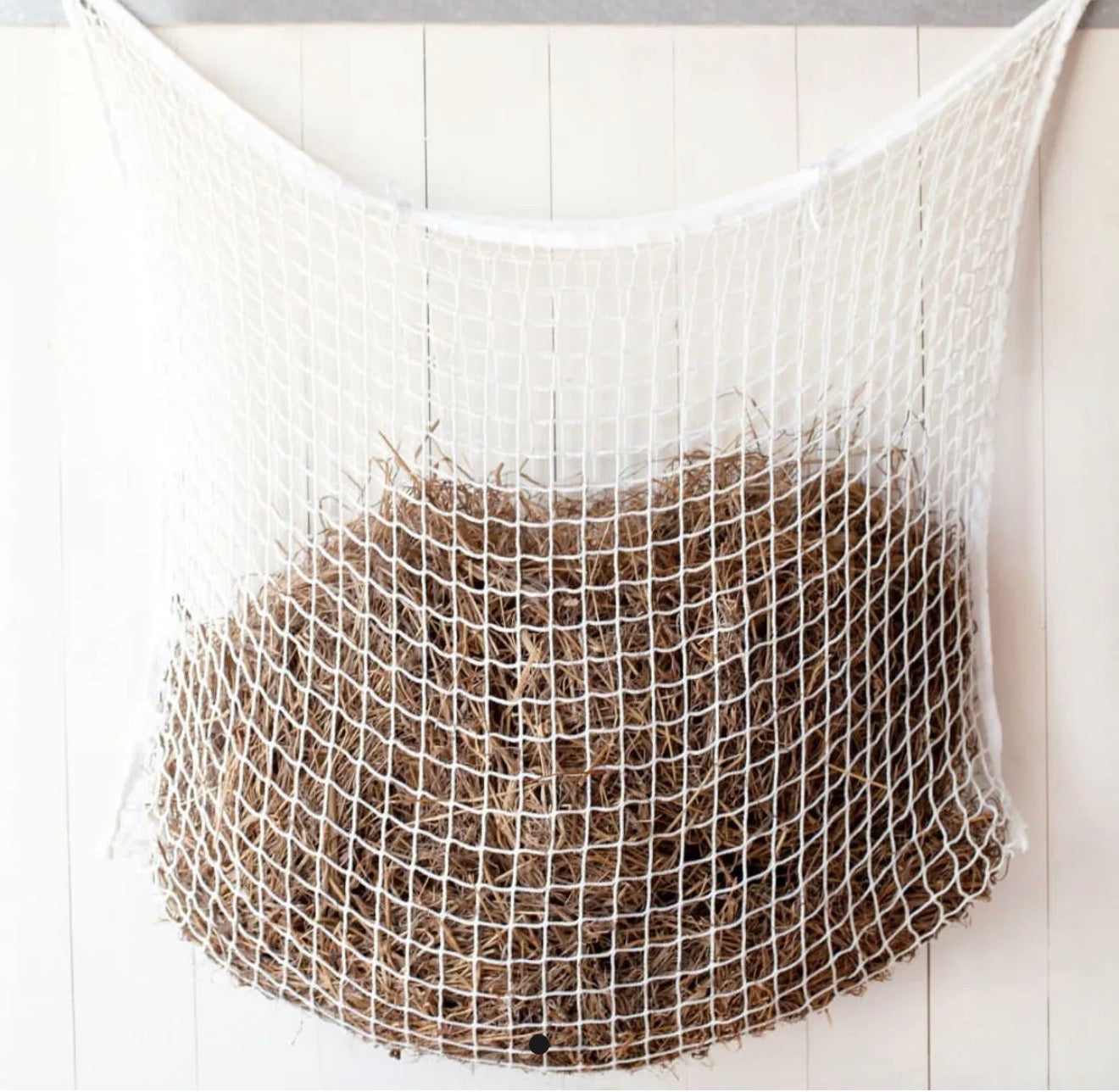 Horze Slow Feed Hay Net - Off White NEW