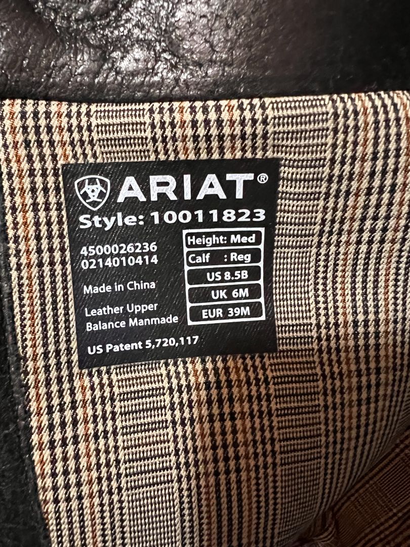 Ariat Women's Bromont Dress Waterproof Insulated Tall Riding Boot - Size US 8.5 (EU 39) Height Medium/Calf Regular