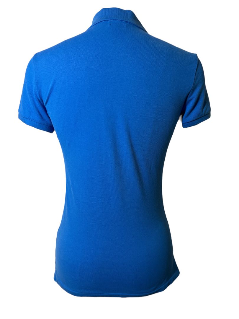 Polo Ralph Lauren Women's Slim Fit Stretch Polo Shirt - Size Small / Sea Blue