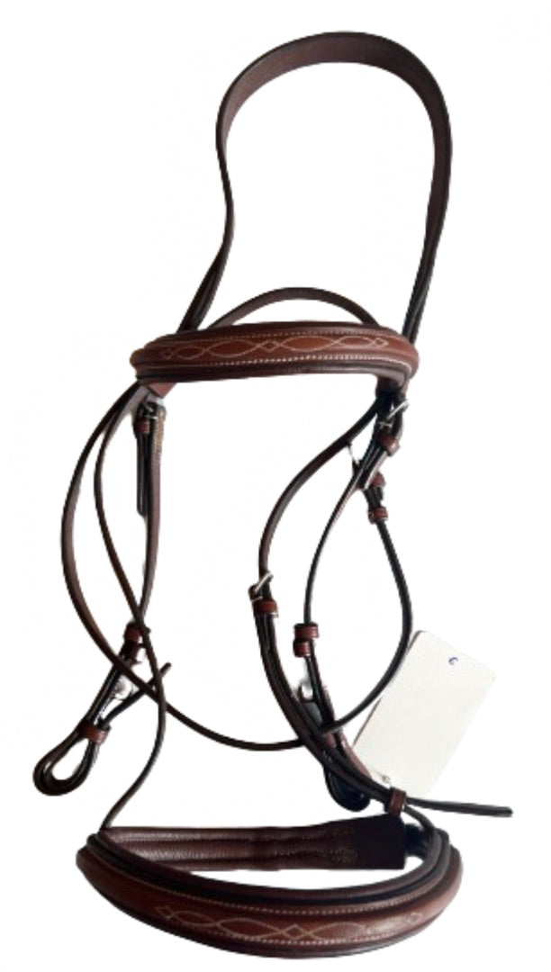 Beval Gladstone Fancy Stitch Bridle - Horse