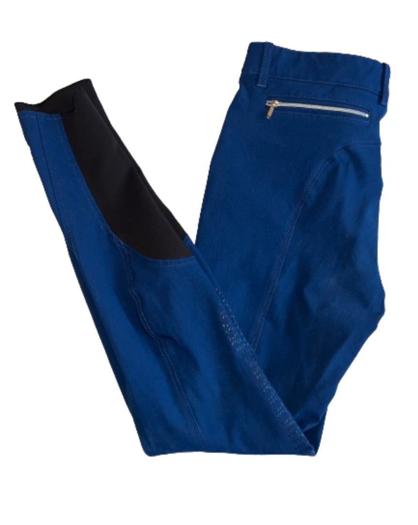 Equiline Knee Grip Commessa Breech Women's Blue - Size US 32 (IT 48)