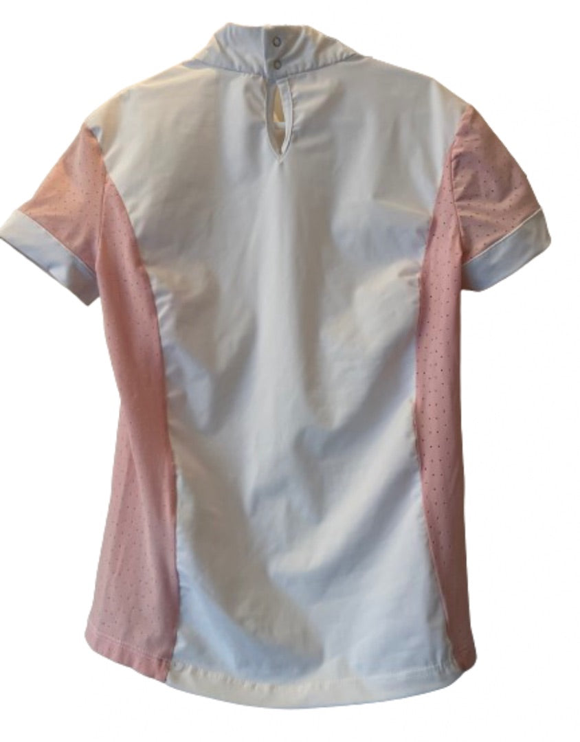 Equiline Girls Youth Short Sleeve Show Shirt - Youth Size 8/9