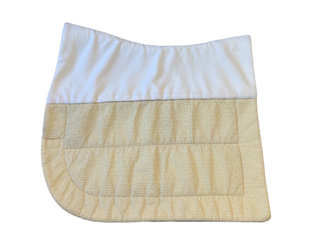 EcoGold Coolfit Dressage Saddle Pad - White / Standard Size