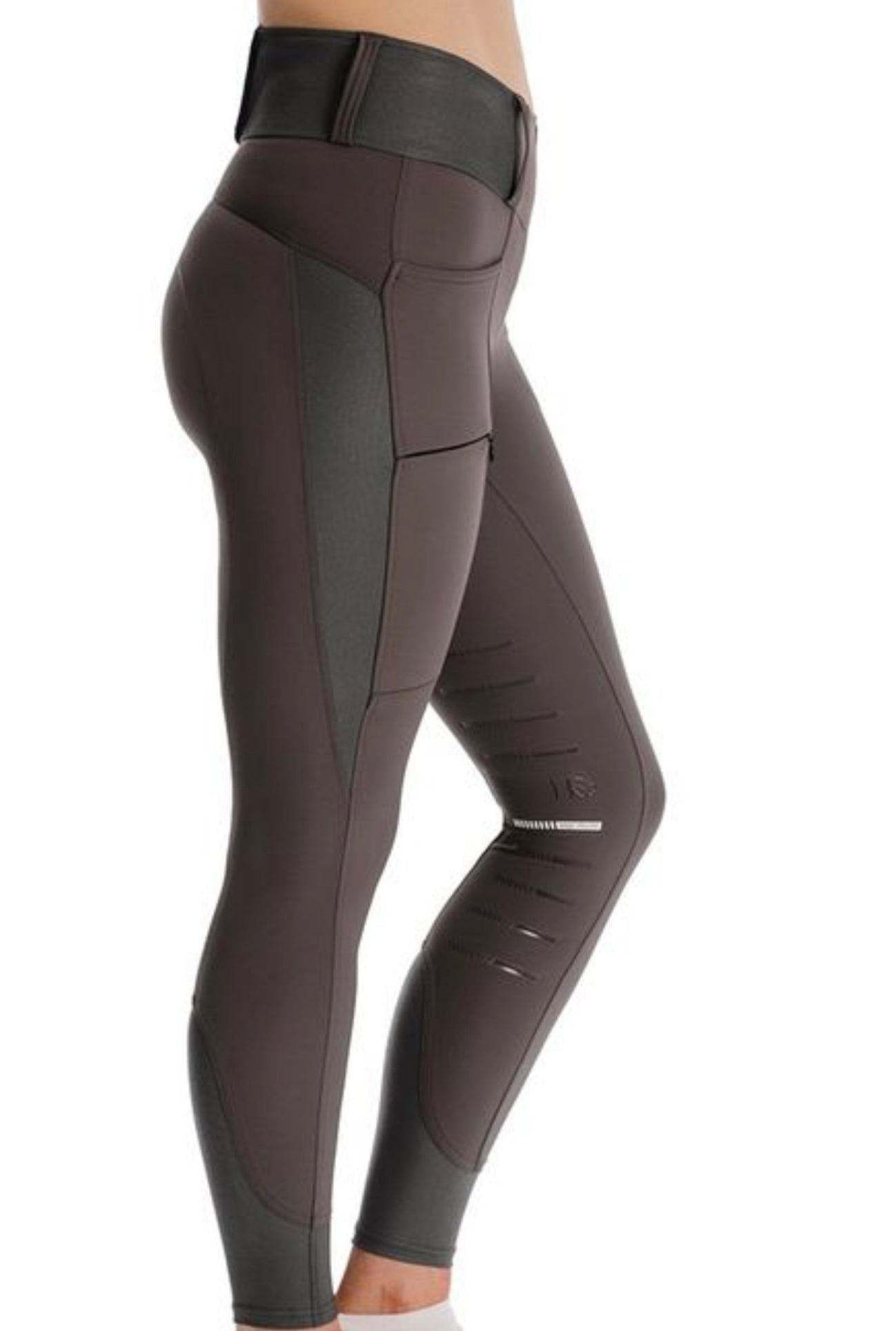 Horseware Ireland Women's Hybrid Meryl Pull Up Breeches - Brown / Size US 28