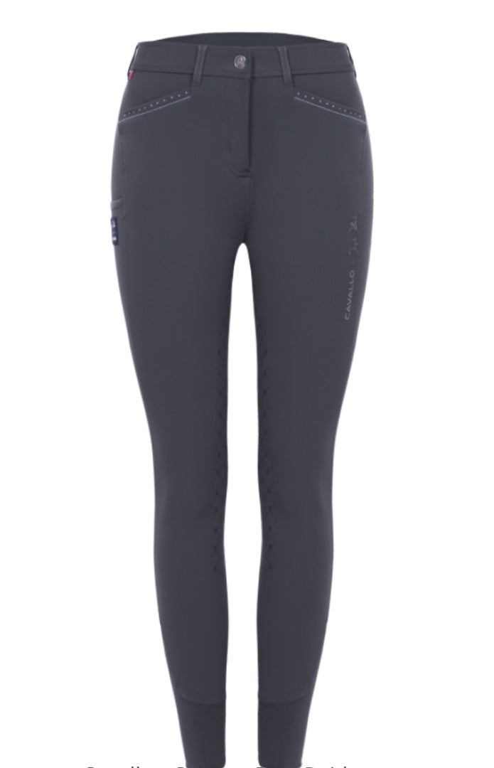 Cavallo Celeste Full Seat Breeches in Graphite - Size US 34  NEW