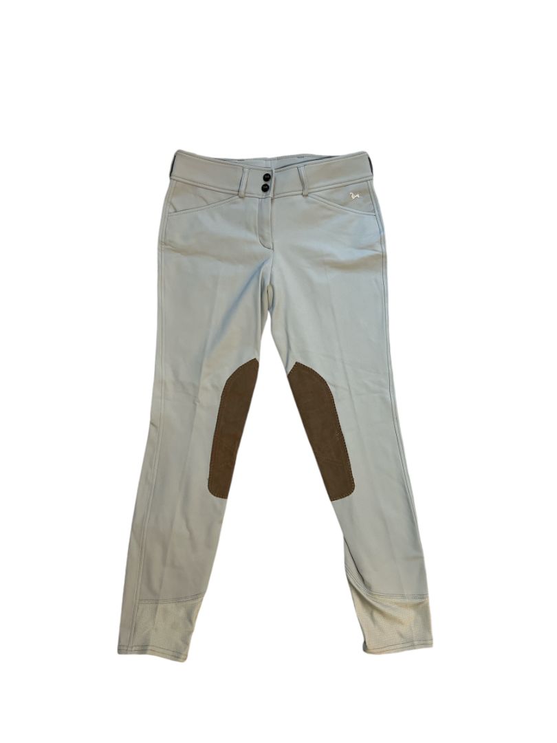 RJ Classics Grey Label - Girls Harrisburg Breeches - Sand Tan / Size 16 R NEW