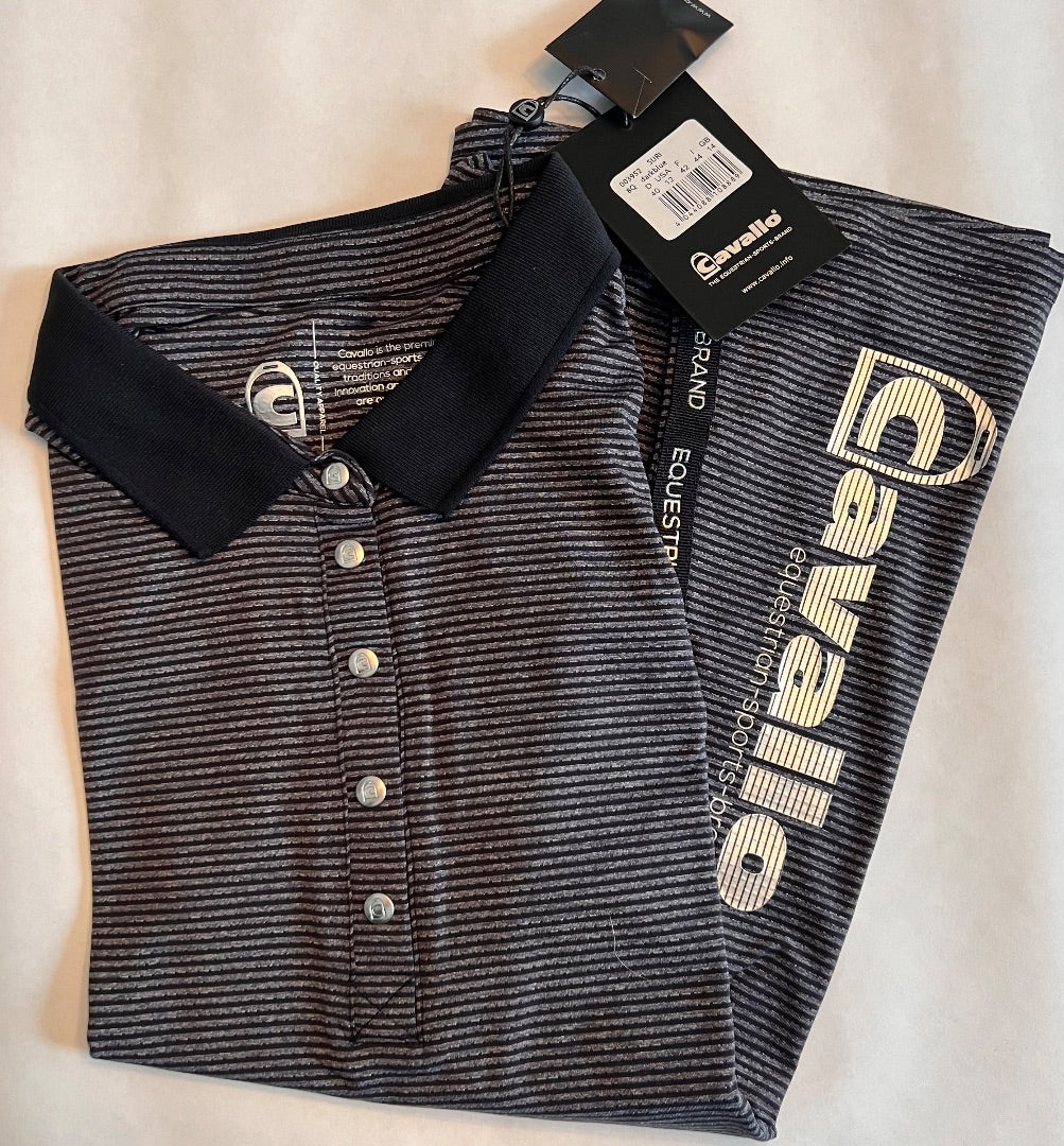 Cavallo Women's "Suri" Polo Shirt Dark - Blue / Size US 12