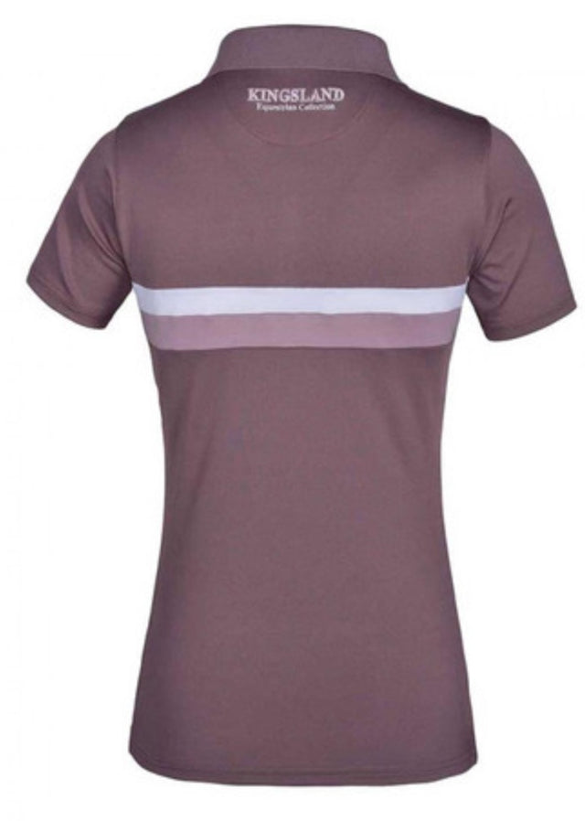 Kingsland Lukina Women's Micro Pique Polo Pink Mauve /  Size Medium NEW