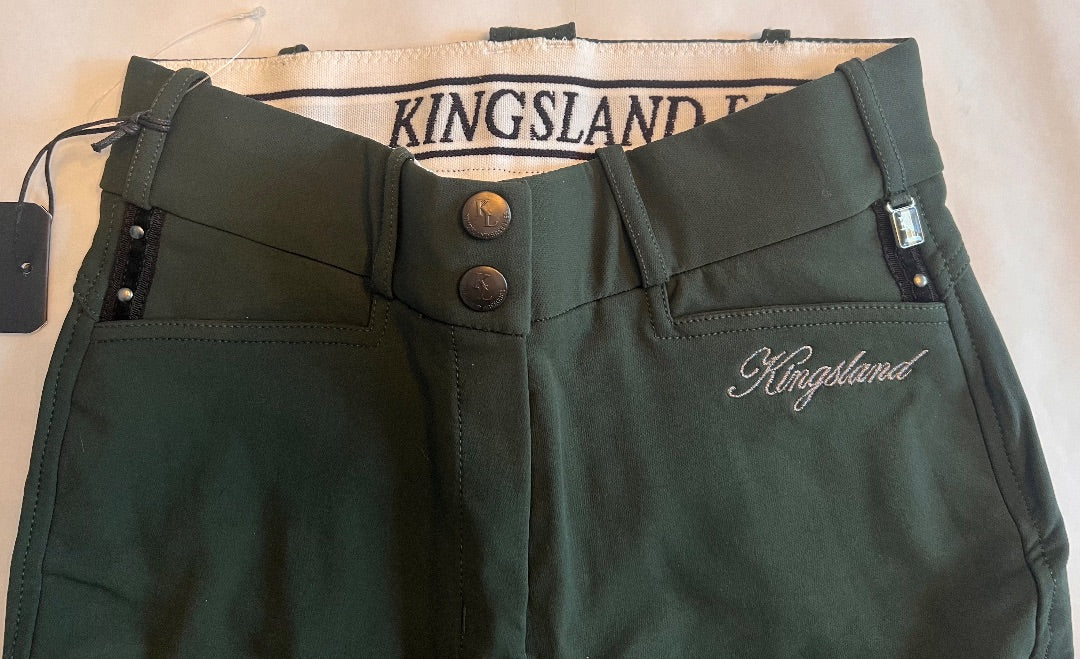 Kingsland Kadi Women's E-TEC Knee Grip Breeches Size 36/US 6 Scarab Green