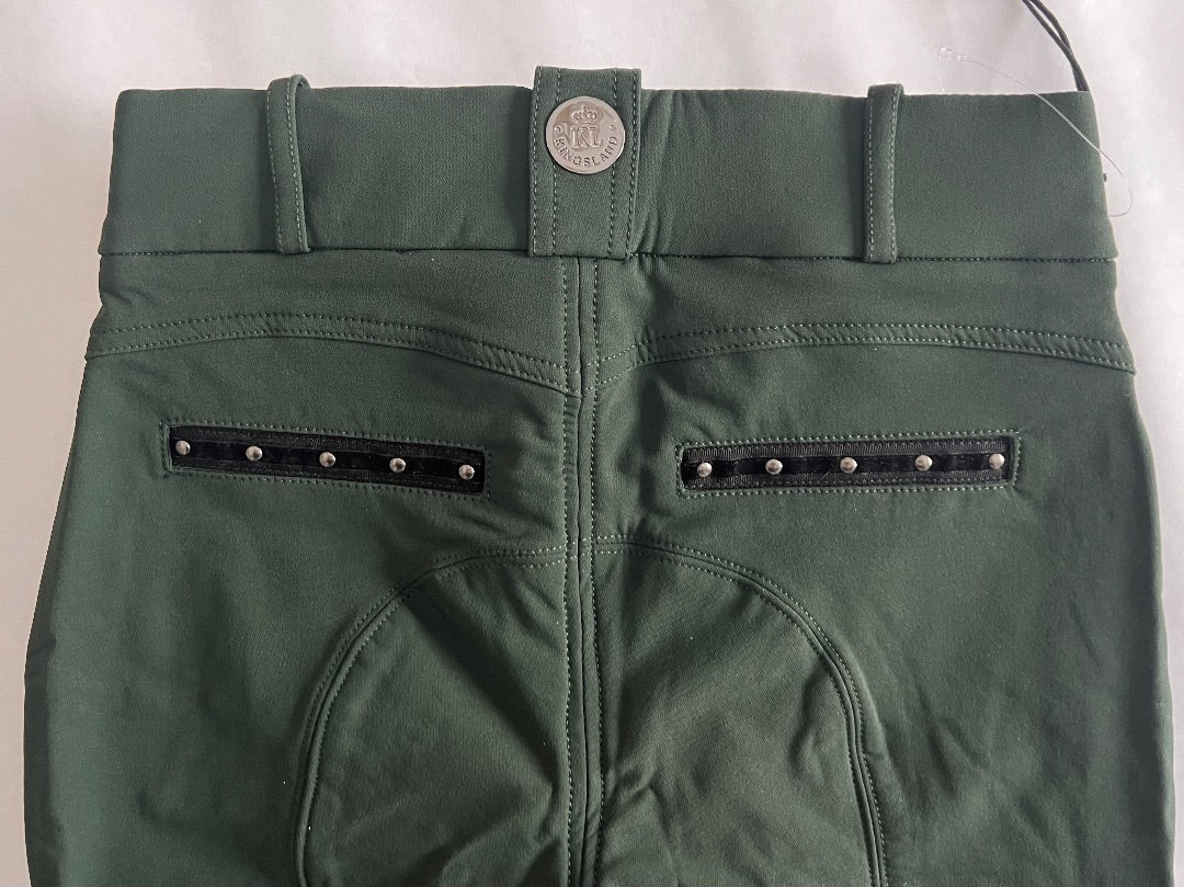 Kingsland Kadi Women's E-TEC Knee Grip Breeches Size 36/US 6 Scarab Green