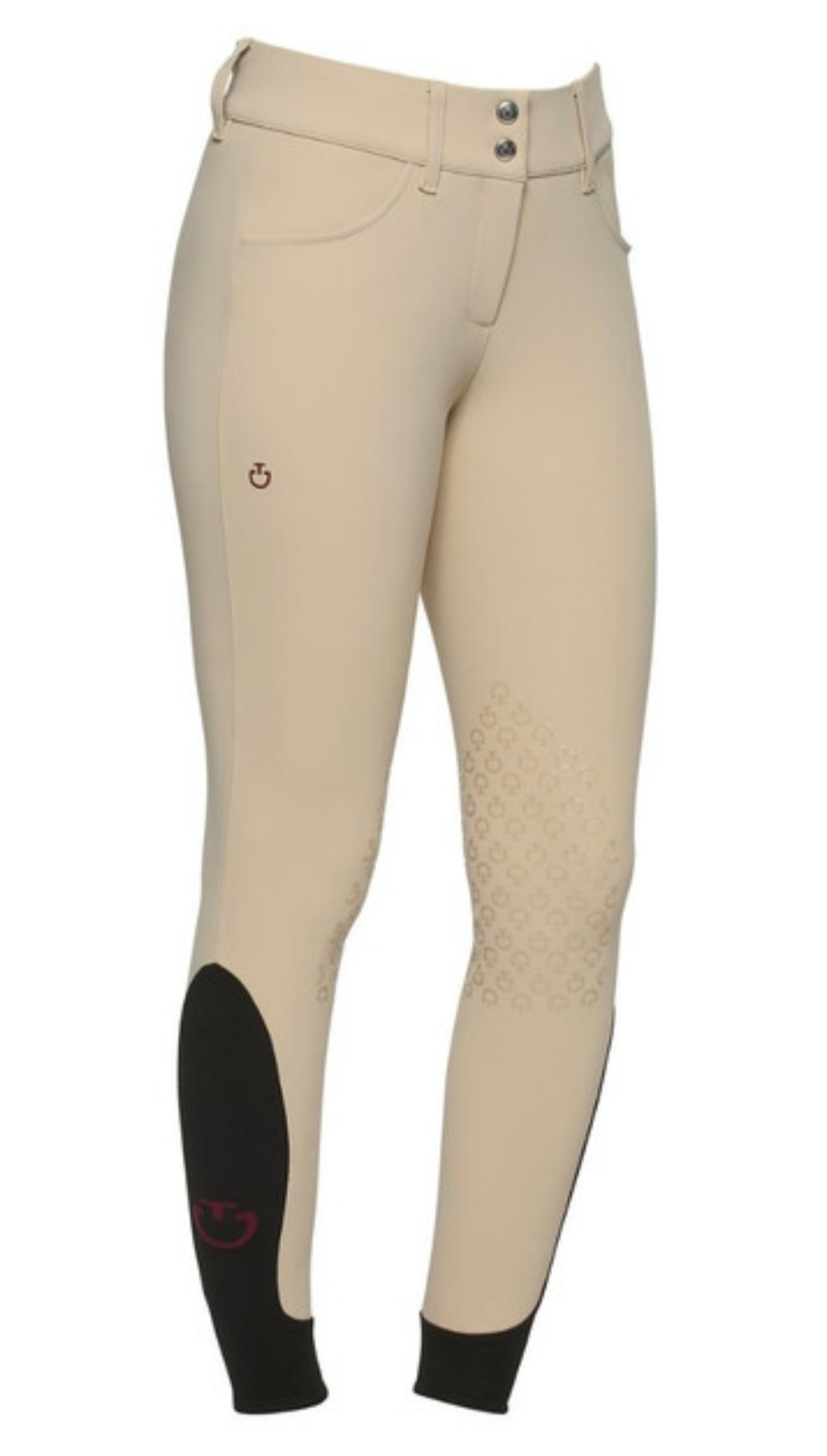 Cavalleria Toscana Women's American Knee Grip Breeches Size IT 40 Beige / Tan