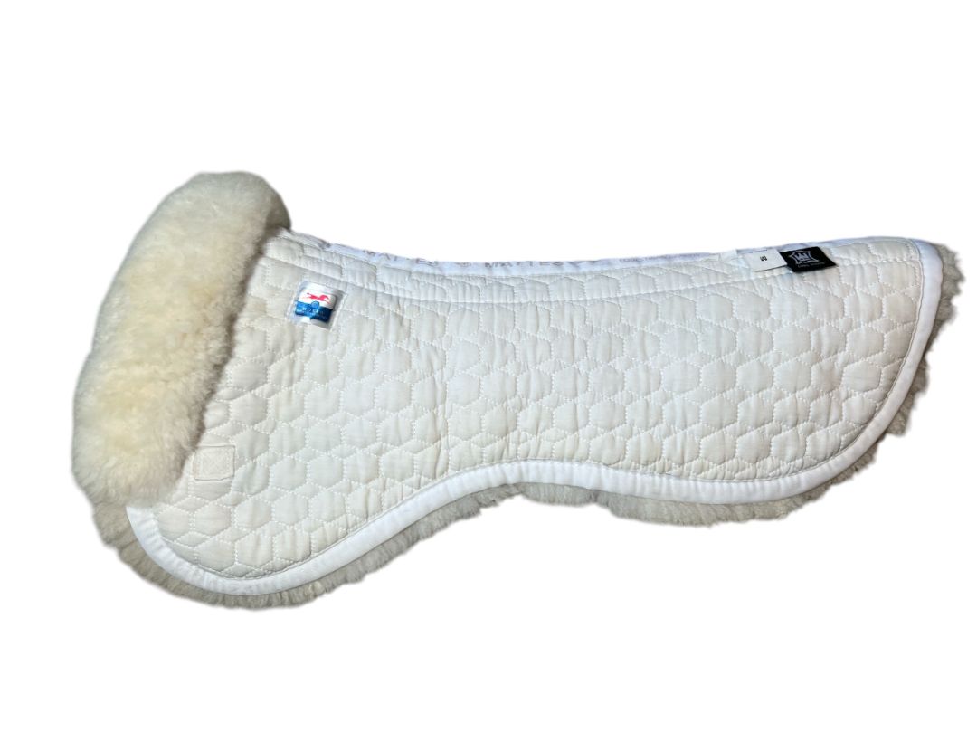 Mattes Dressage Sheepskin Plain Edge Half Pad - Medium