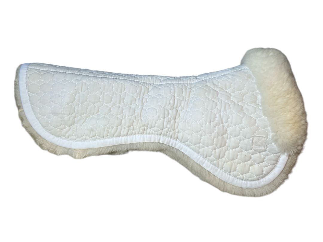 Mattes Dressage Sheepskin Plain Edge Half Pad - Medium