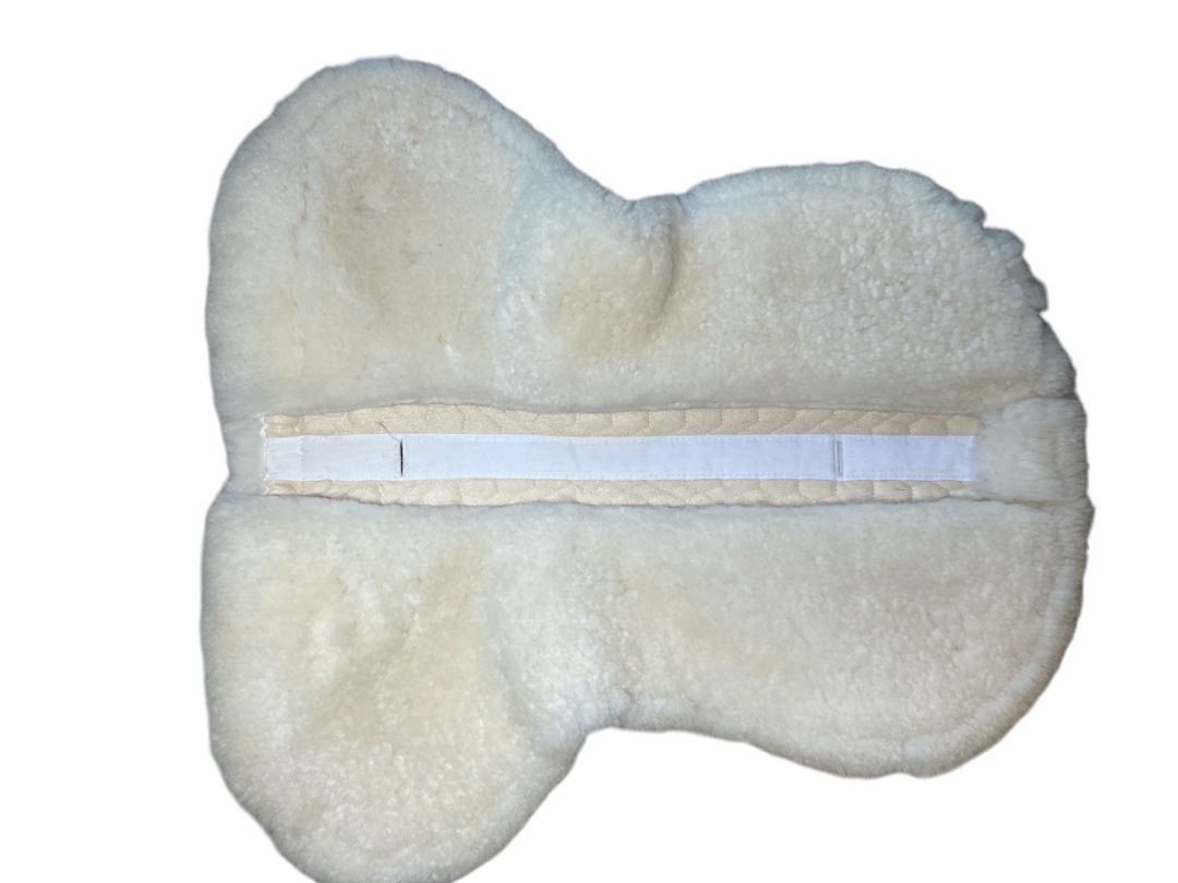 Mattes Dressage Sheepskin Plain Edge Half Pad - Medium