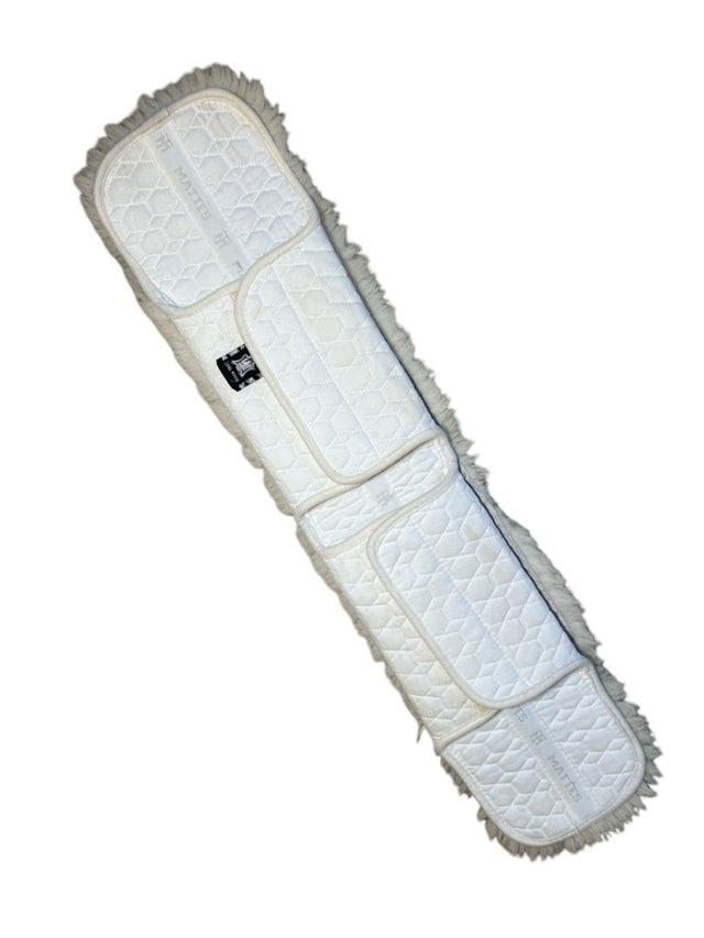 Mattes Dressage Girth Cover - White / Size 28”