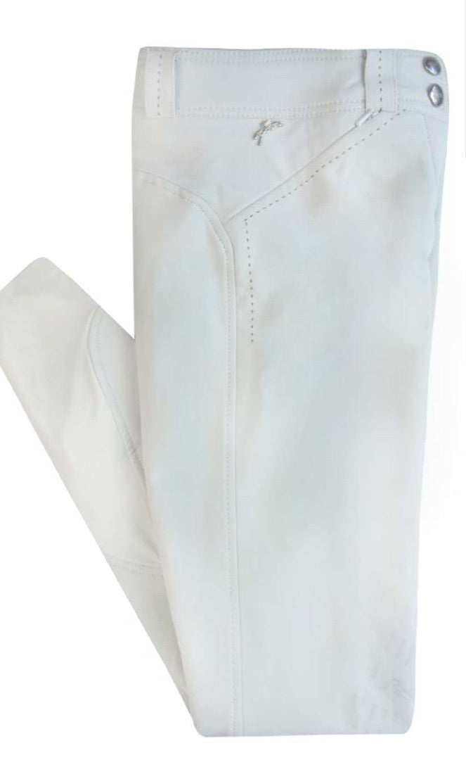 Penelope Women's Bali Breeches - White / US 30 (FR 42) NEW