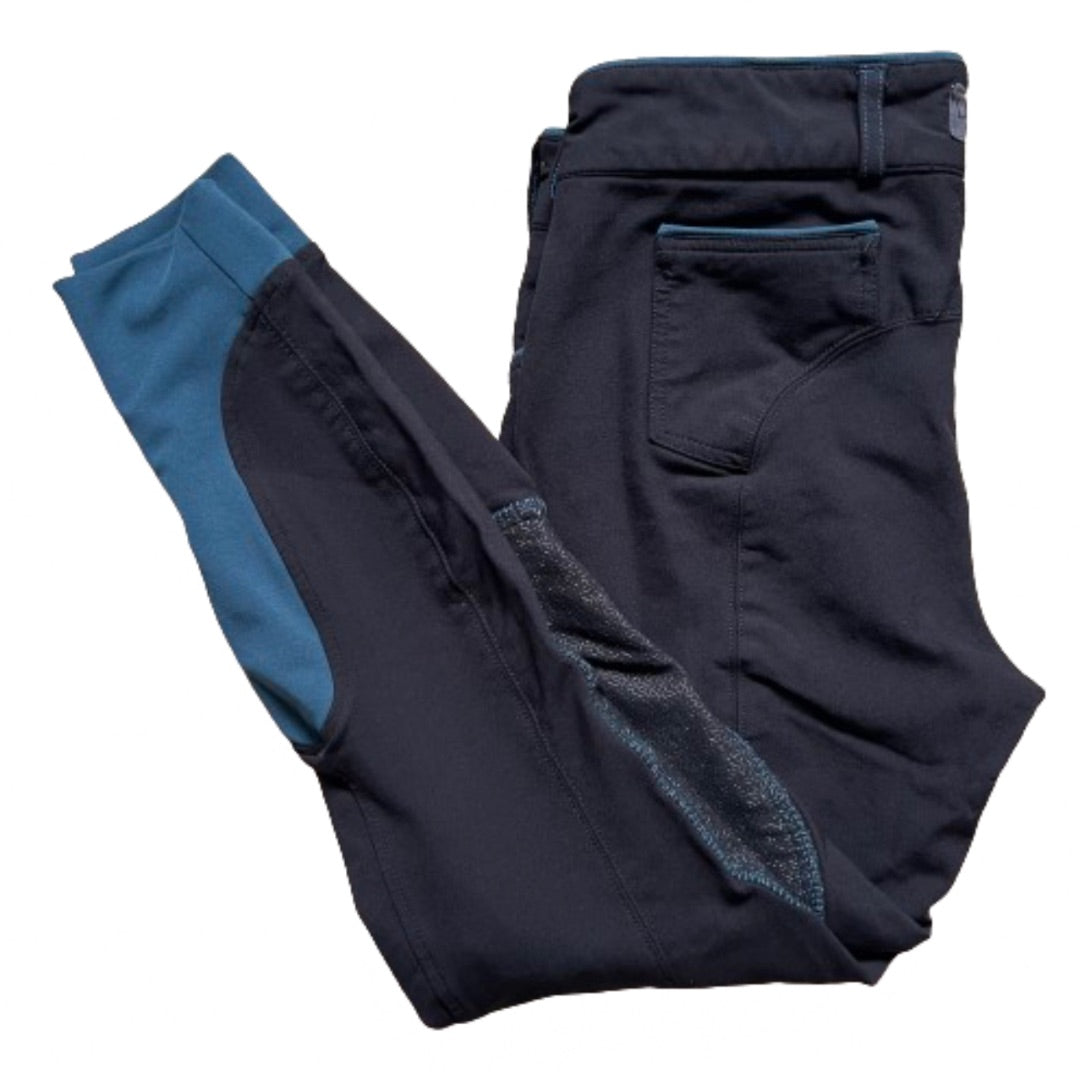 Dover Saddlery Women's Wellesley Silicone Knee Grip Breeches - Black / Size US 28