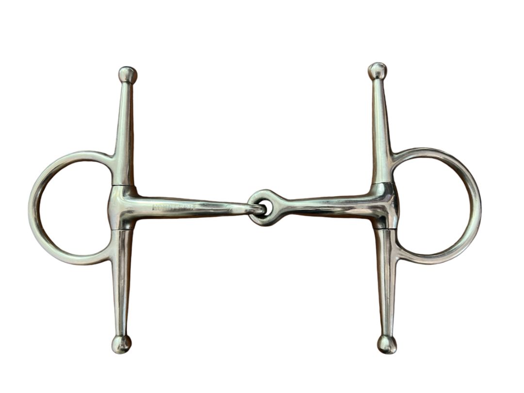 Korsteel Jointed Snaffle Full Cheek Bit 5"