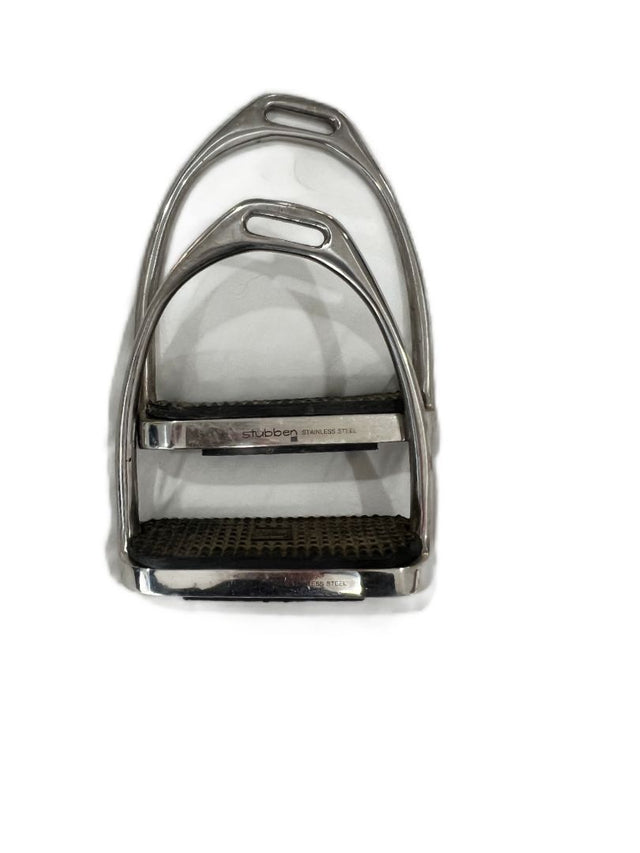 Stubben Stainless Steel Fillis Offset Stirrups 4.75