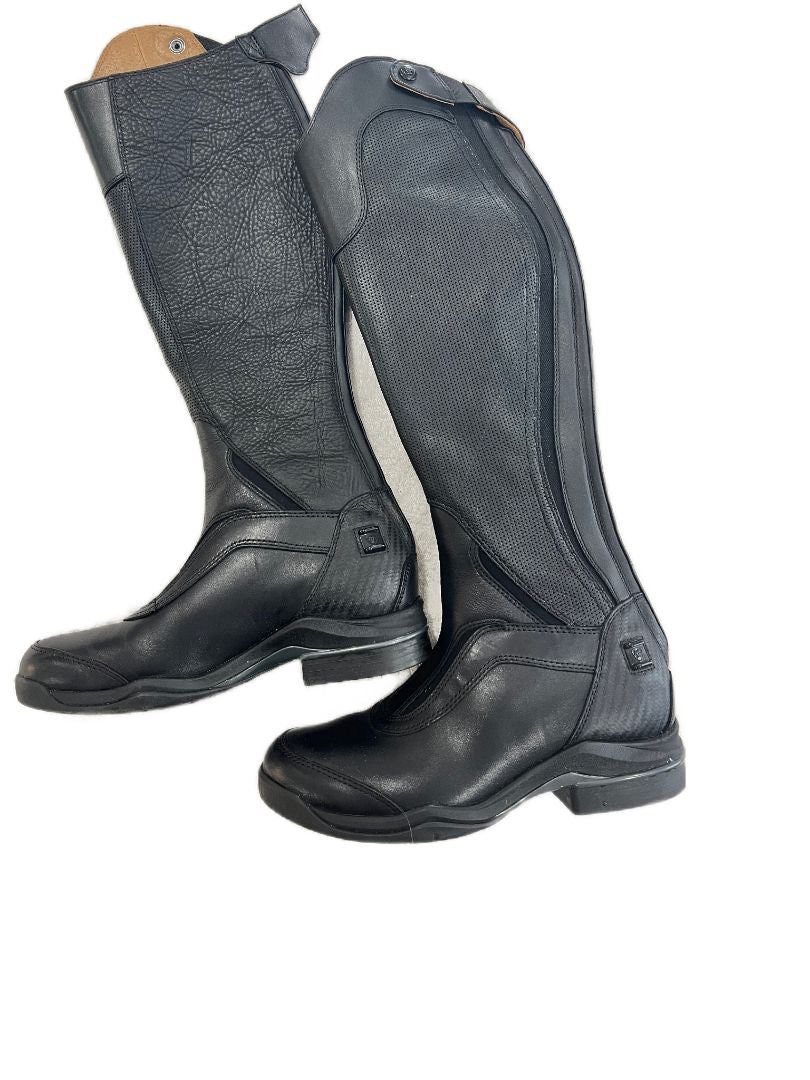 Black Ariat V-Sport Tall Zip Boots, 8B Regular Calf Short