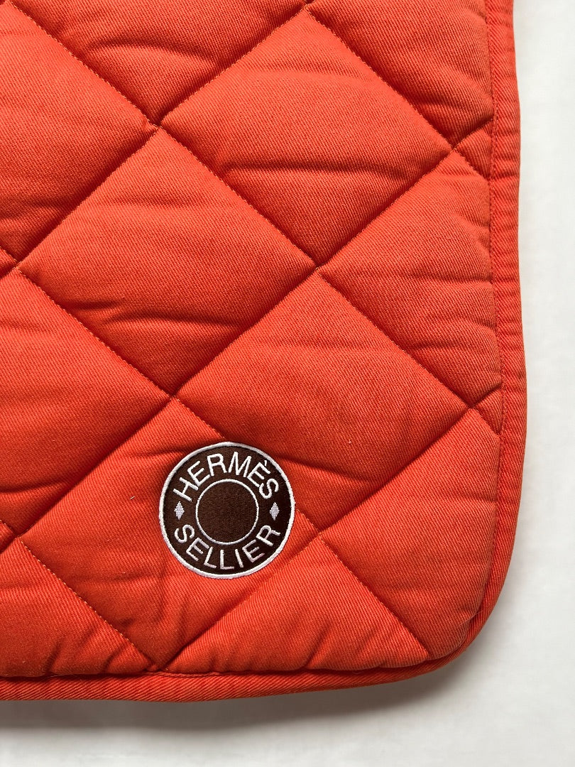 Hermes GP Saddle Pad Orange/Feu
