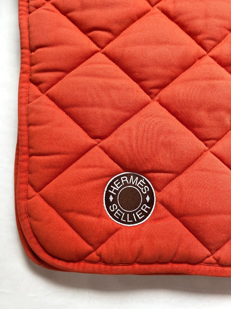 Hermes GP Saddle Pad Orange/Feu