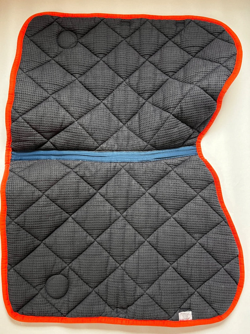 Hermes GP Saddle Pad Orange/Feu