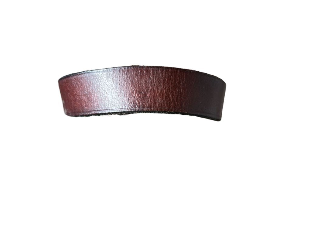 Passport Plain Raised Bridle with Braided Reins- Brown / Size Large Horse