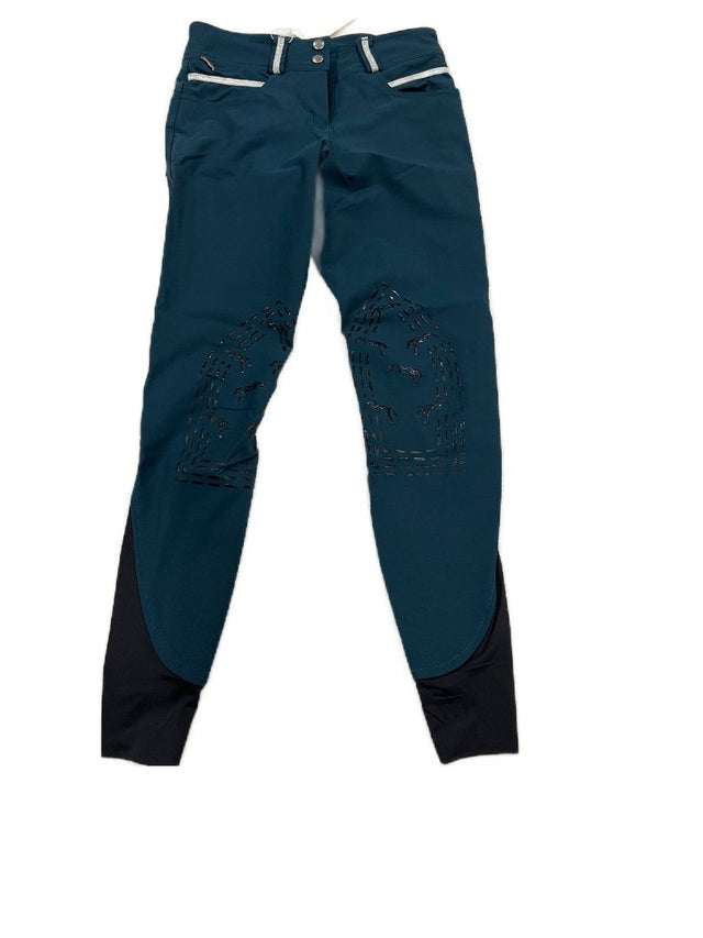 Penelope Women's Fun Breeches Peacock Blue - Size US 24 (FR 36)