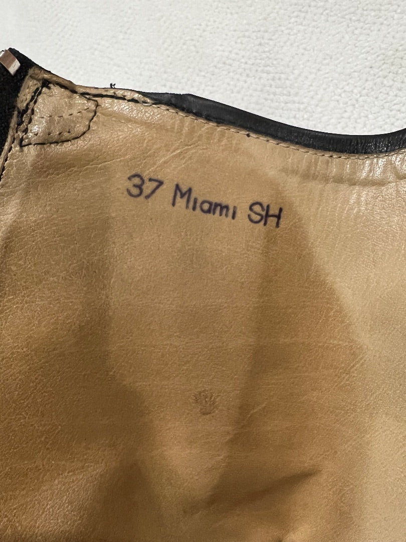 Parlanti Women's Tall Miami Boots Black Size 37 SH