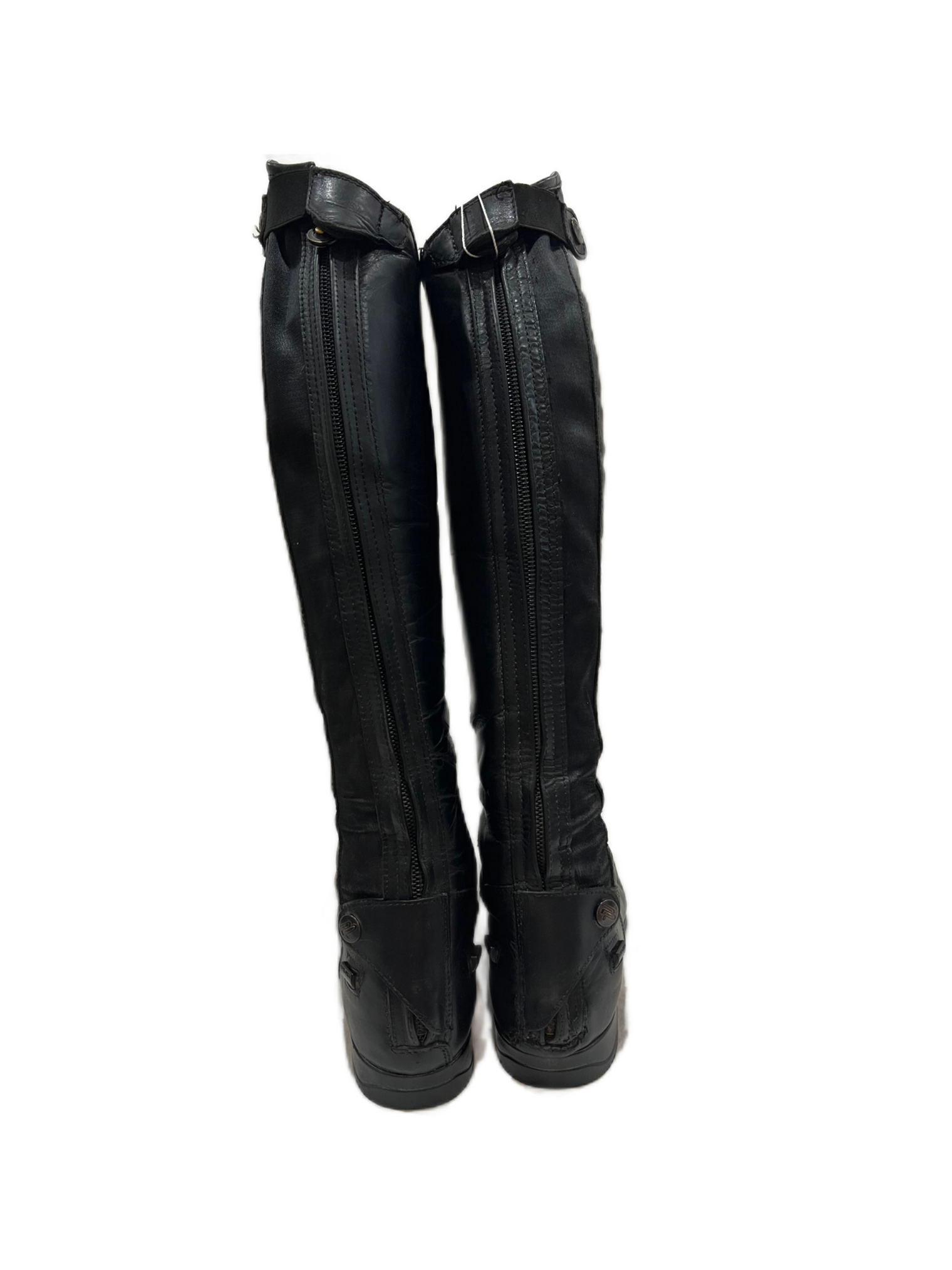 Parlanti Women's Tall Miami Boots Black Size 37 SH