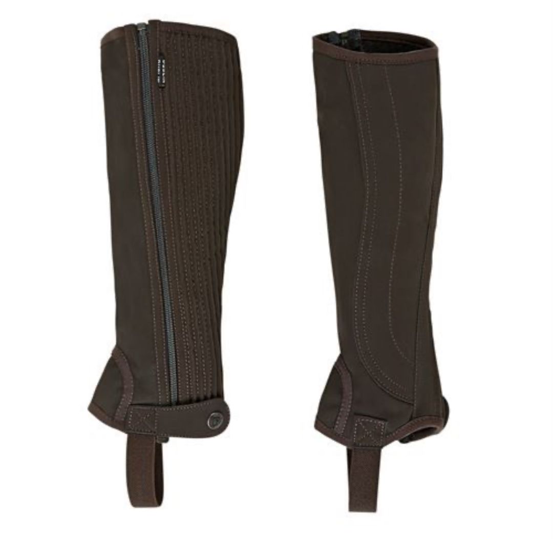 Dublin Children's Easy-Care II Half Chaps / Brown / Size Large