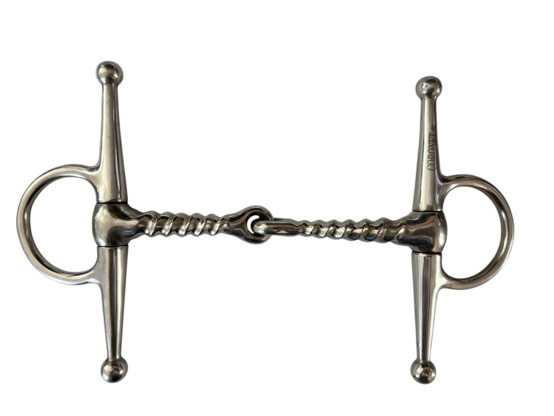 Coronet Corkscrew Full Cheek Snaffle Bit 4 1/2"