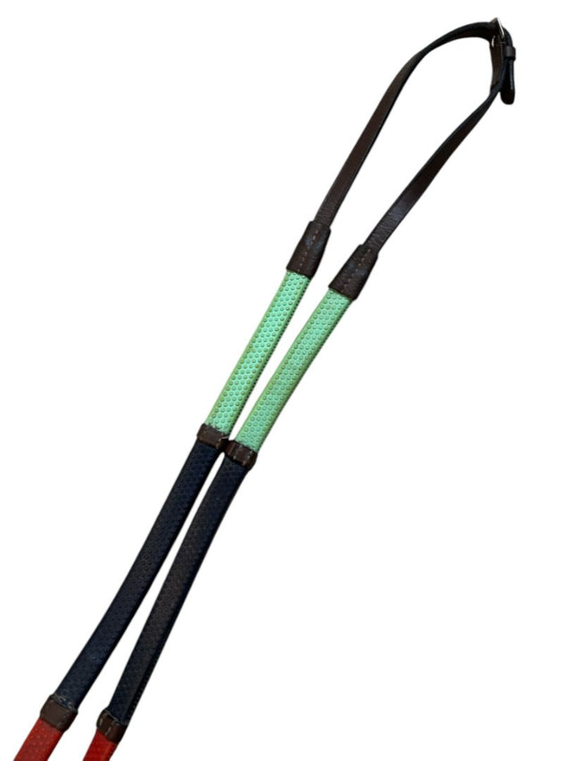 Rainbow Rubber Reins - Pony Size