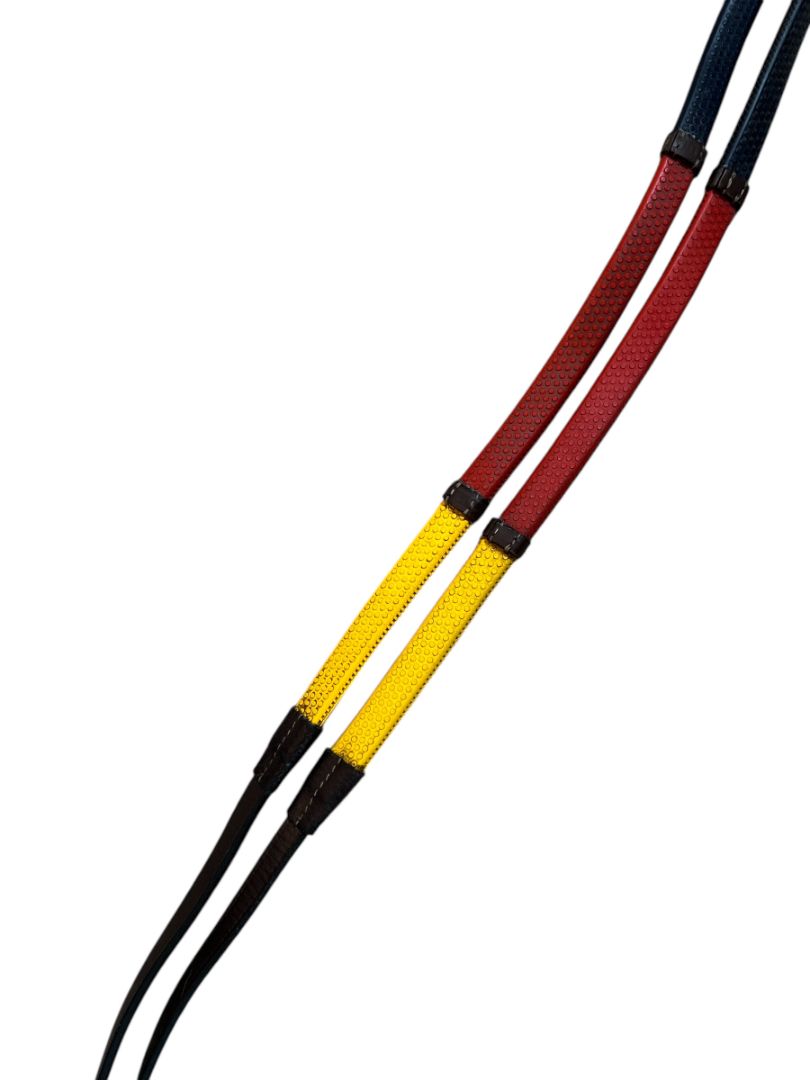 Rainbow Rubber Reins - Pony Size