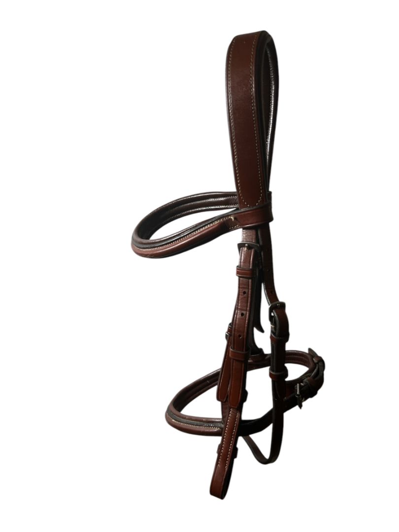 Beval Conquer Monocrown Fancy Stitch Padded Bridle -  Pony
