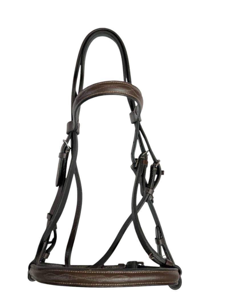 Beval Gladstone Fancy Stitch Bridle - Pony Size