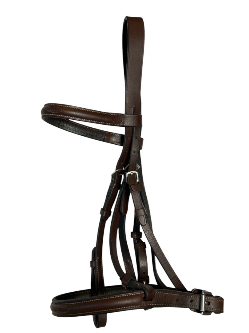 Beval Gladstone Fancy Stitch Bridle - Pony Size
