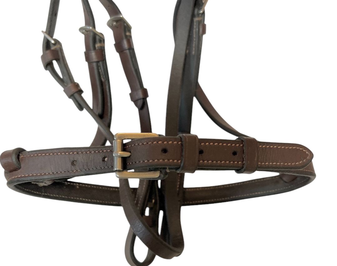 Beval Gladstone Fancy Stitch Bridle - Pony Size